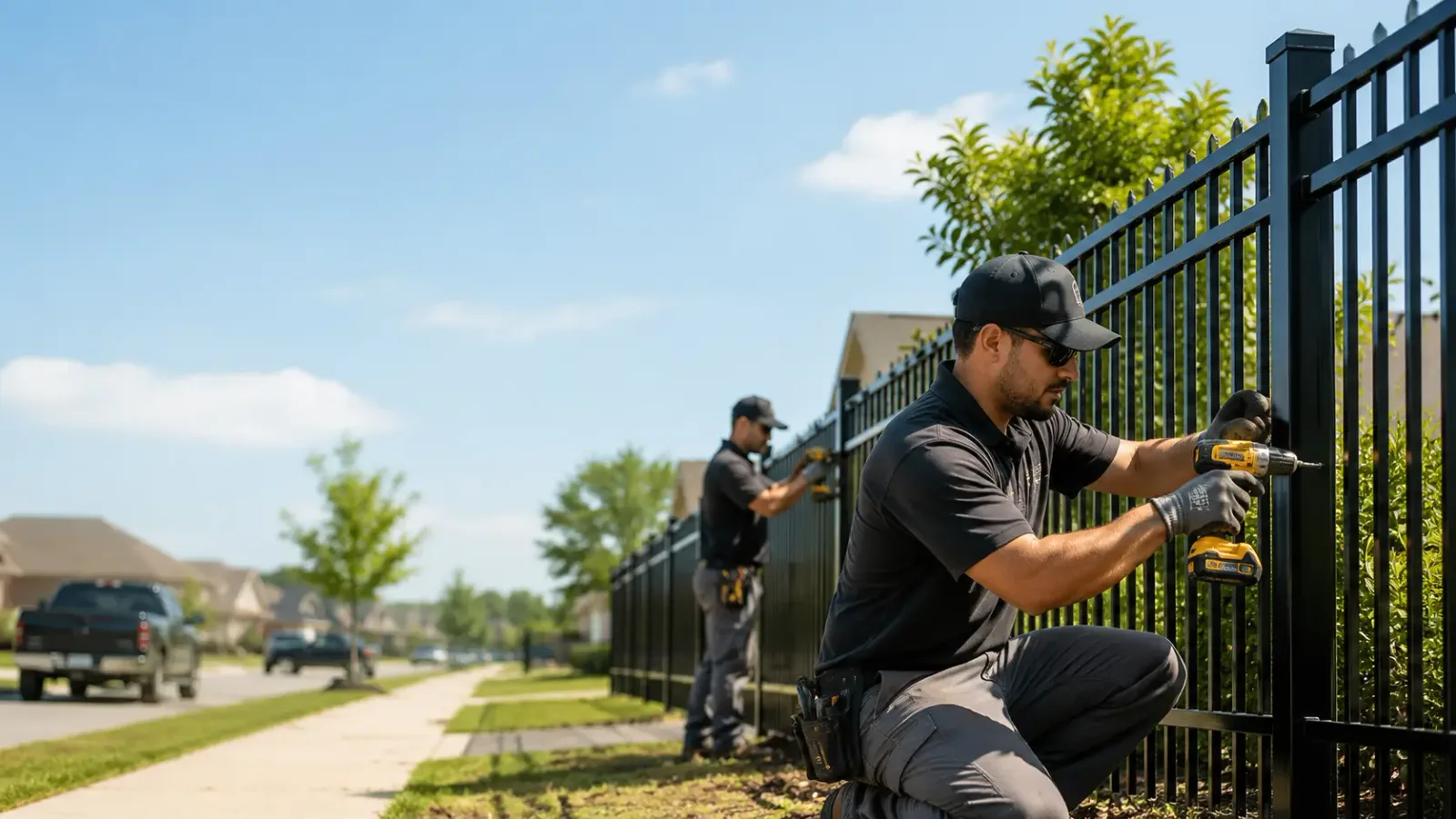 Metal Fence Installation in Melville, LA